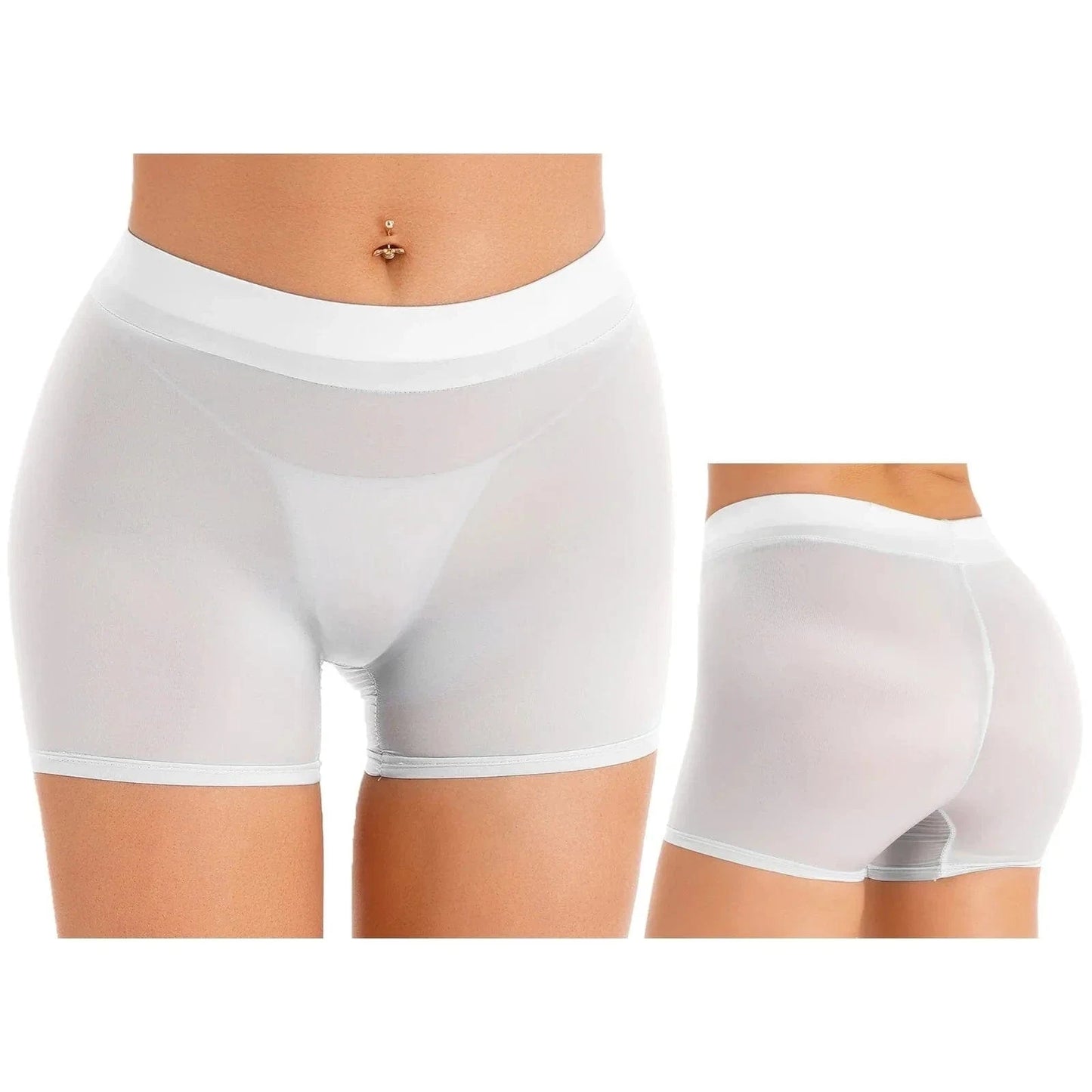See Panties Through Shorts