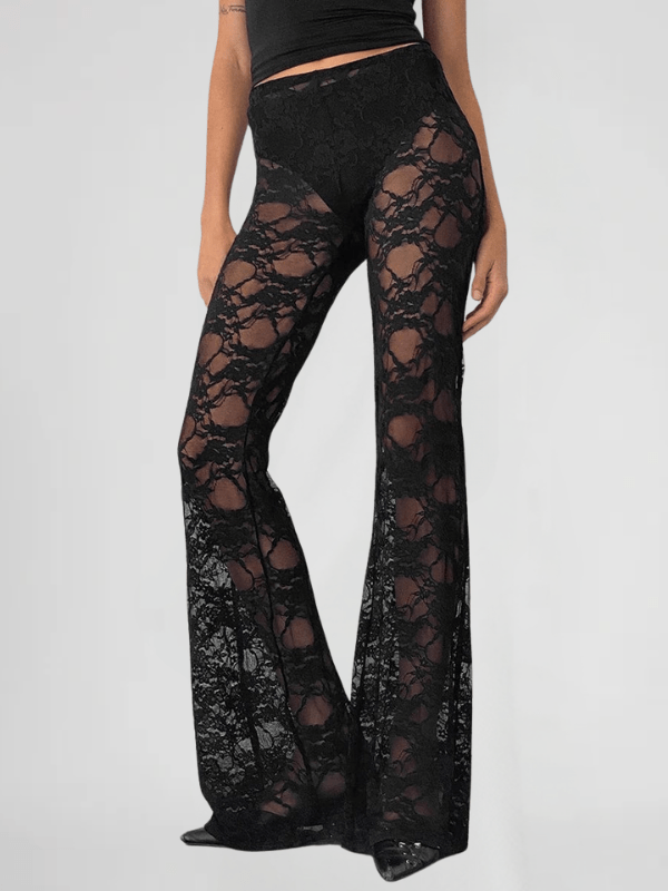 Sheer Lace Pants