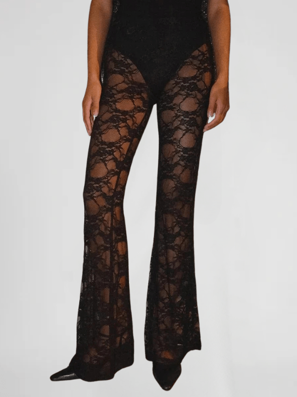 Sheer Lace Pants