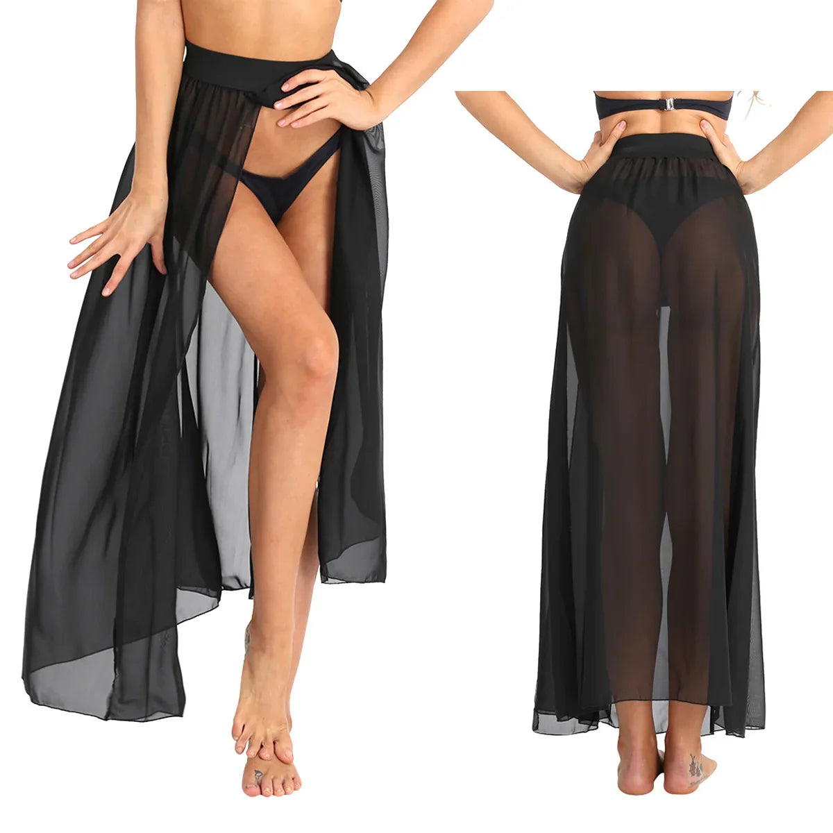 See Through Skirt Cover Up