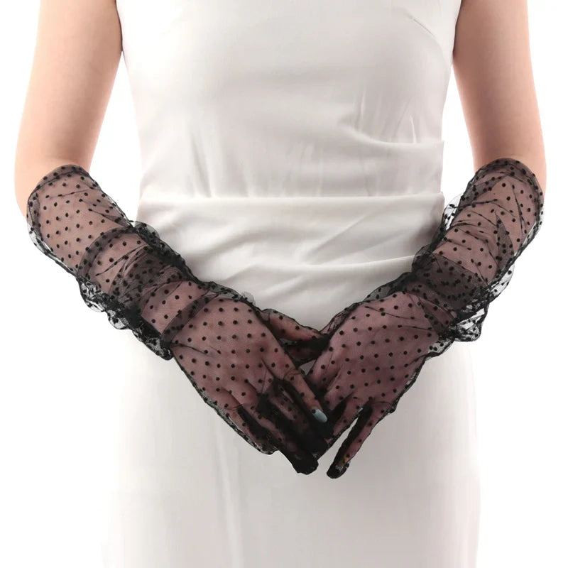 Long Lace Gloves