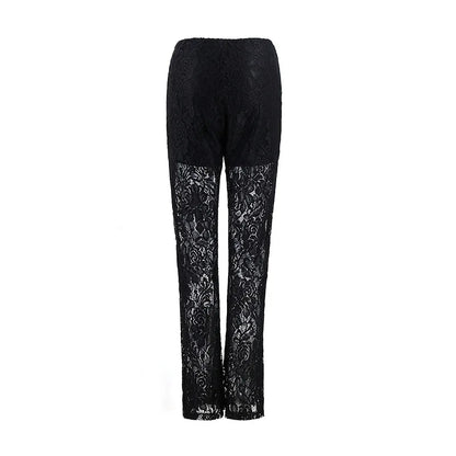 Lace Wide Leg Pants