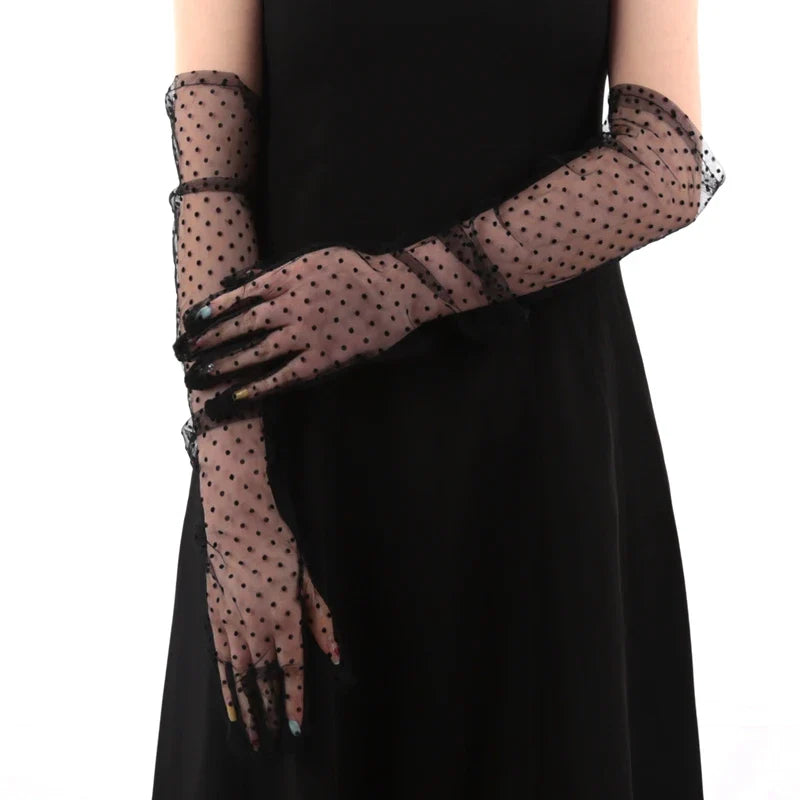 Long Lace Gloves