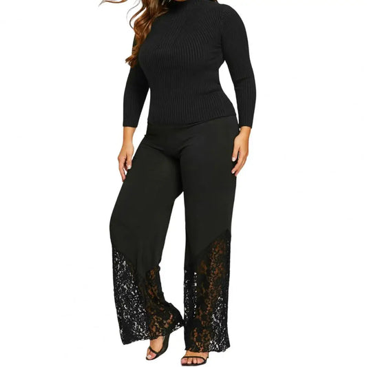 Lace Flare Pants