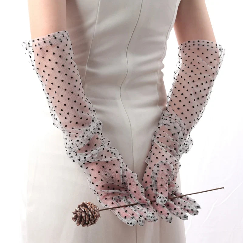 Long Lace Gloves