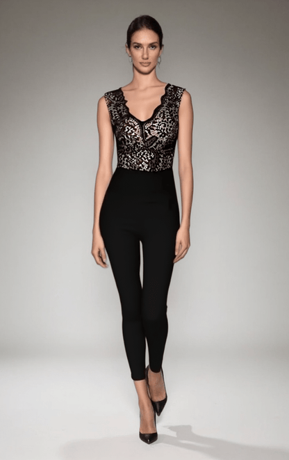 Black Lace Jumpsuit