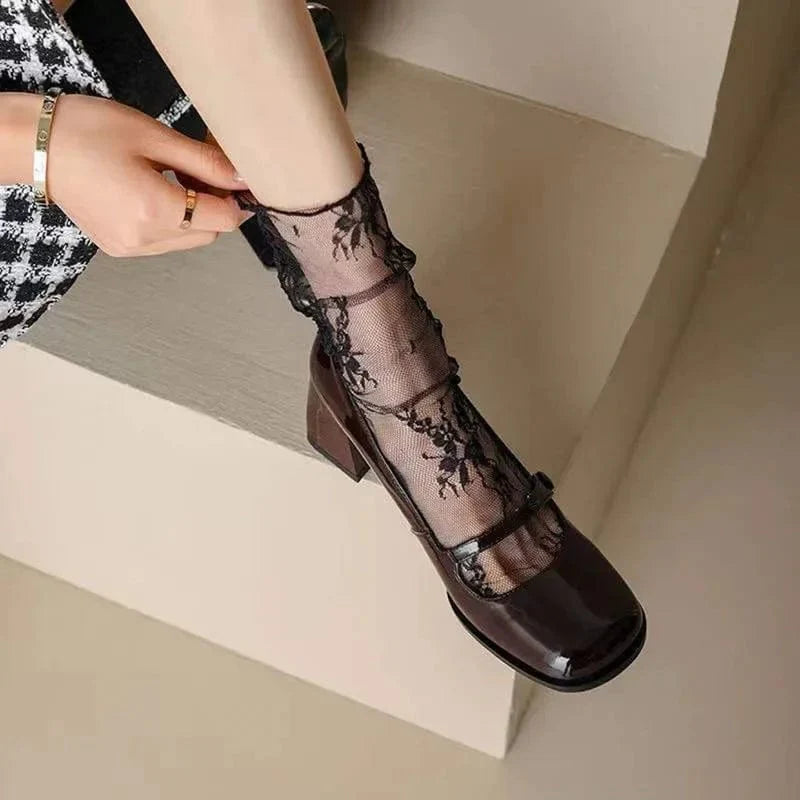 Lace Sheer Socks