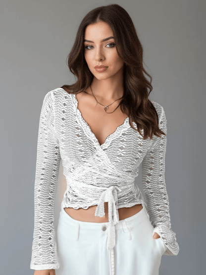 Long sleeve Mesh Shirt