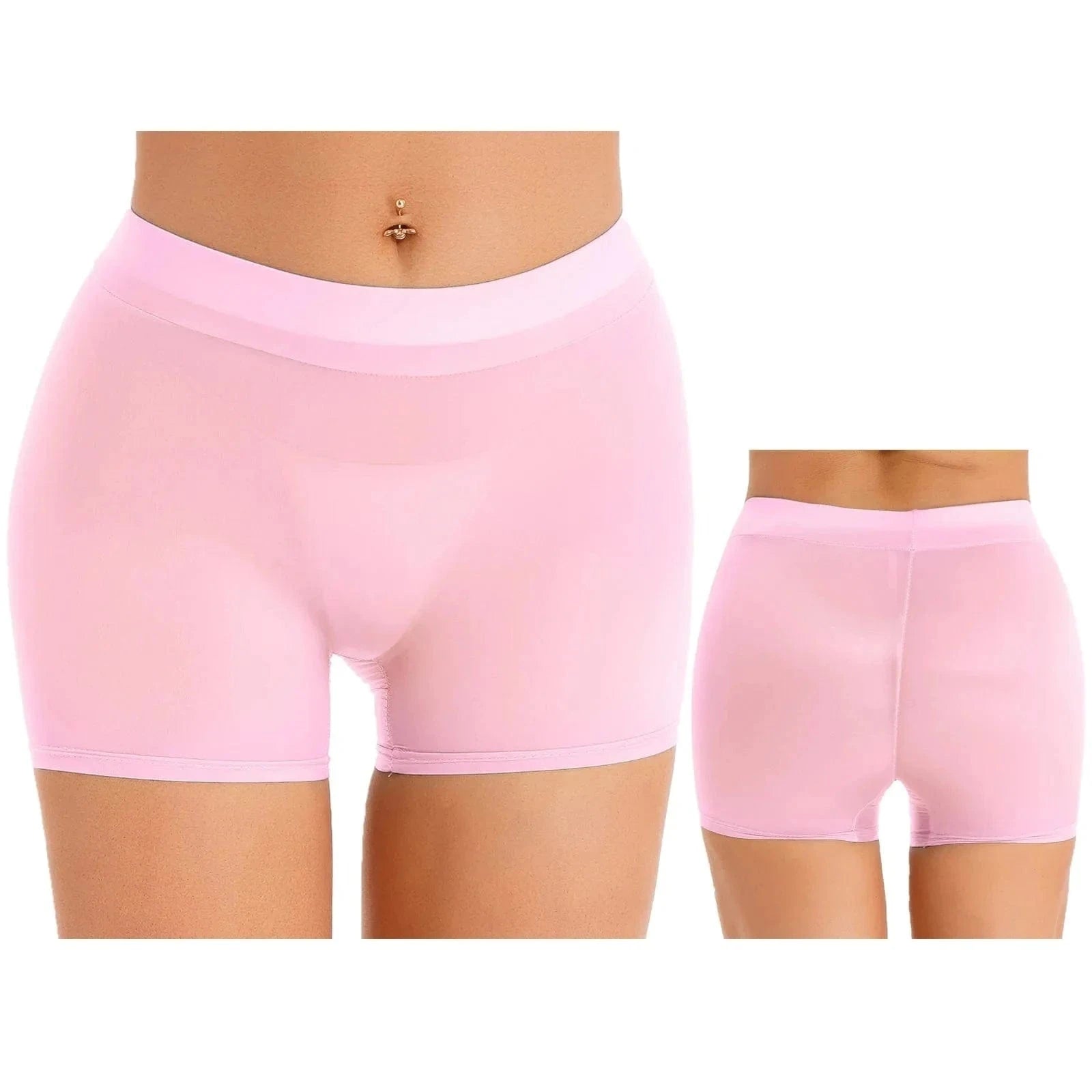 See Panties Through Shorts