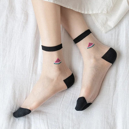 Sheer Ankle Socks