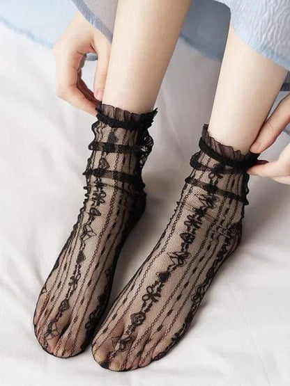 Sheer Lace Socks