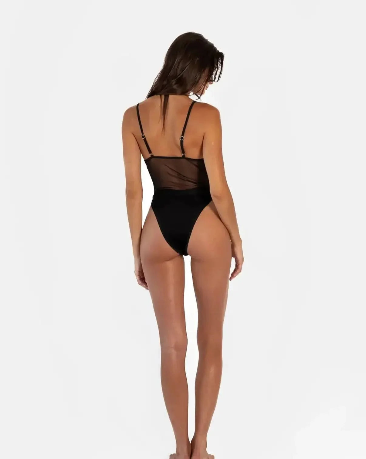 Sheer One Piece Swimsuit