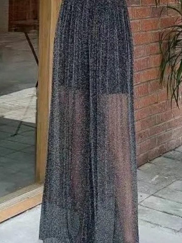 Sheer Wide Leg Pants