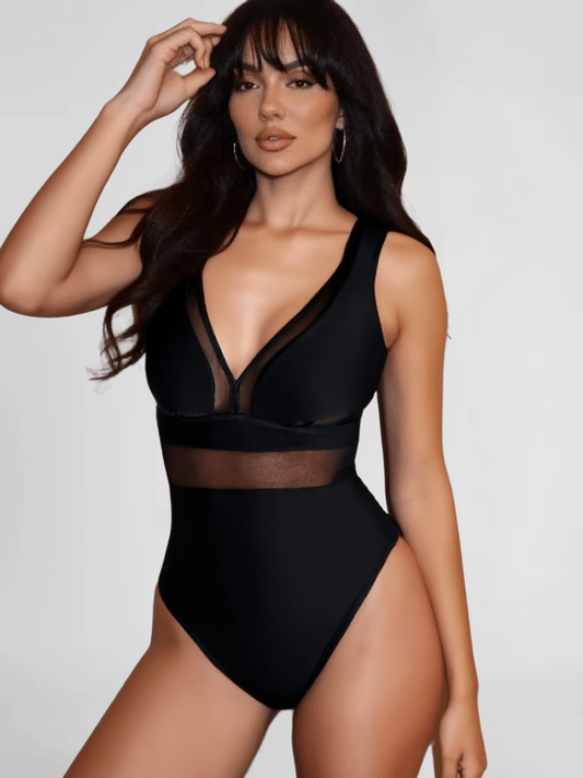 Women's Mesh One Piece Swimsuit